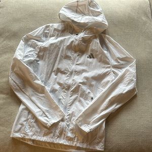 White Adidas Running Jacket NWOT sz S